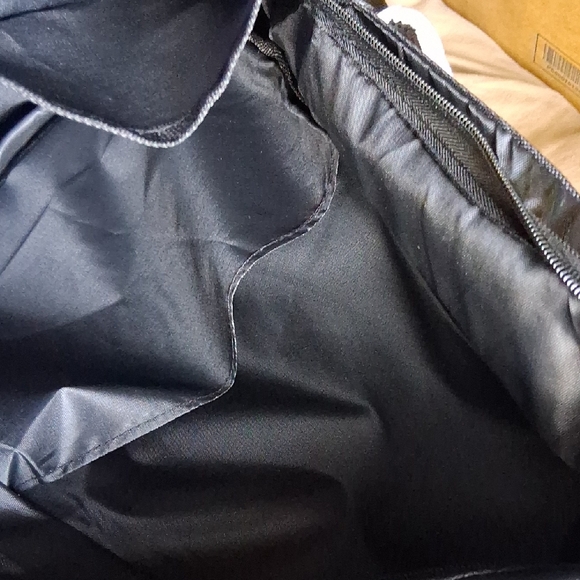 YOU GET BOTH.Stylish Black Backpack with Graphic Design NWOT - Picture 7 of 11